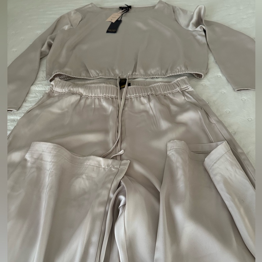 RACHEL Rachel Roy Women's Tan Track Pants & Top Set